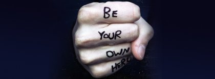 Be Your Own Hero Facebook Covers